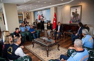 Başkan Seçer, itfaiye personelini ağırladı