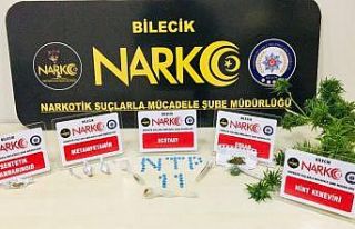Bilecik’te uyuşturucu operasyonu
