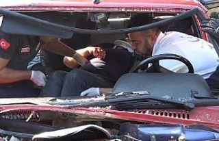 Bursa’da can pazarı yaşanan kaza güvenlik kamerasında