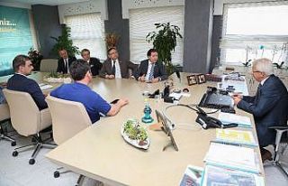 Bursaspor yönetiminden Başkan Erdem’e ziyaret