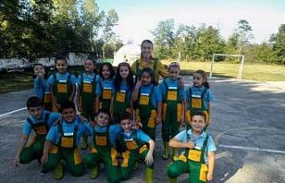 Burunkaya Şehit Emral Kartal İlkokulu’nda minik...