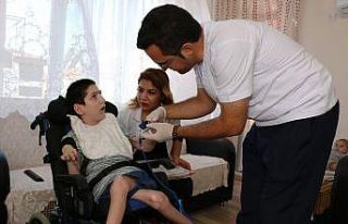 Büyükşehir Belediyesi hastalara evde bakım desteği...