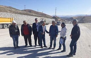 Çaldıran-Doğubayazıt karayolunda çalışma