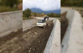 Cide’de Kuz Deresinde çalışmalar başlatıldı