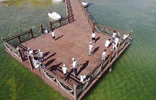 Çocuk Esirgeme Kurumu öğrencilerinin balık tutma...