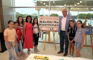 Çocuklar, Kula-Salihli Jeoparkı’nı eserlerinde...