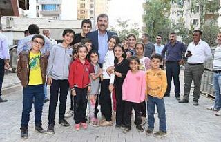 Çocuklardan Başkan Asya’ya sevgi seli