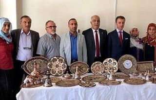 Çöpler köyünde bakır sergisi açıldı
