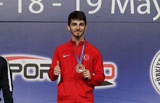 Darıcalı karateci Tokyo’dan madalya ile döndü