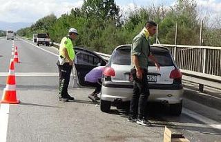 Düzce TEM’de trafik kazası: 2 kişi yaralı