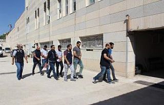 Elazığ’da FETÖ’den gözaltına alınan 4 şüpheli...