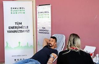 Enerji çalışanlarından kan bağışı