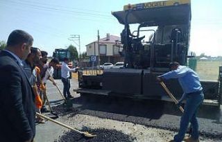 Erciş Belediyesinden asfaltlama çalışması