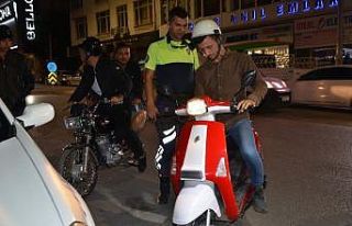Ereğli’de polisten motosiklet uygulaması