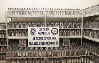 Eskişehir’de 2 bin 208 şişe etil alkol ele geçirildi