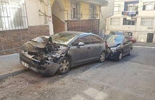 Freni patlayan servis aracı dehşet saçtı