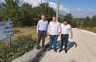 Gemlik’te köy yollarına Büyükşehir’den soğuk...