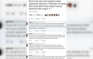 Genç kız kendisine laf atan şahsın peşini bırakmadı