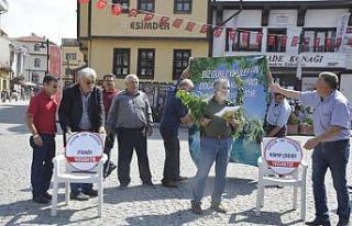 Gürleyik’deki kirliliğe ilginç protesto