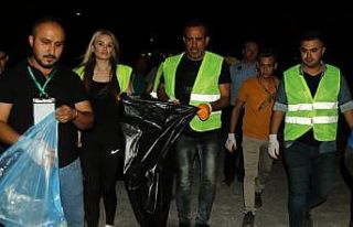 Haluk Levent’ten konser sonrası temizlik