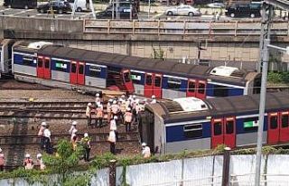 Hong Kong’da tren kazası: 8 yaralı