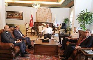 İl Jandarma Komutanı Erol, Nevşehir Belediye Başkanı...
