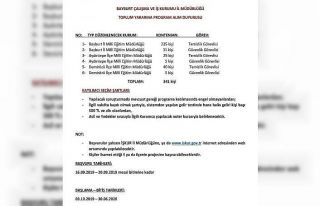 İŞKUR’dan 341 kişiye 9 aylık süreyle iş imkânı