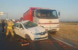 İzmir’de feci kaza: 1 ölü, 3 yaralı