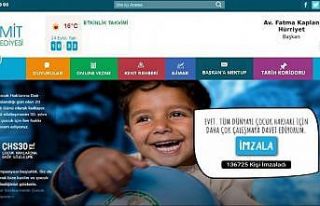 İzmit Belediyesi’nin UNİCEF hassasiyeti