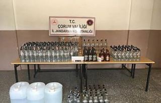 Jandarma’dan kaçak içki operasyonu