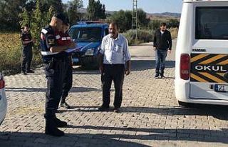 Jandarmadan okul servislerine denetim