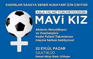 Kadınlar sahaya Seher Hudayari için çıkıyor