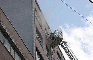 Kağıthane’de yangın paniği