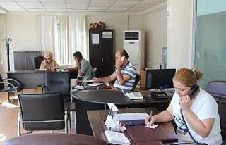 Kahta Belediyesi çözüm merkezinden hummalı çalışma