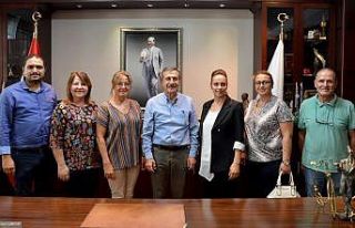 Kantin işletmecilerinden Ataç’a ziyaret