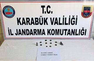 Karabük’te tarihi eser operasyonu