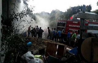 Kastamonu’da üç katlı binada yangın çıktı