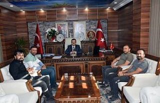 Kaymakam Doğramacı gazetecilerle bir araya geldi