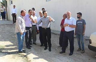 Kaymakam Saadettin Doğan çalışmaya köylerden...
