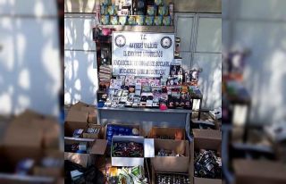 Kayseri’de 5 bin adet kaçak kozmetik ürünü ve...