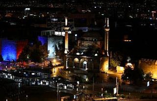 Kayseri’de muhteşem gün batımı