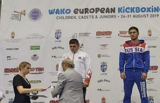 Kick Boks Gençler Avrupa ikincisi oldu
