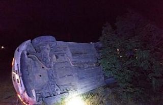 Konya’da otomobil takla attı: 5 yaralı