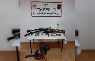 Köy evinde silah ve mühimmat ele geçirildi