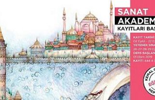 Küçükçekmece sanat akademisi kayıtları başladı