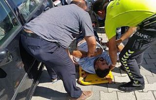 Kulu’da otomobil yayaya çarptı