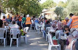 Kuyucaklılar kurutuluşu keşkek hayrıyla kutladı