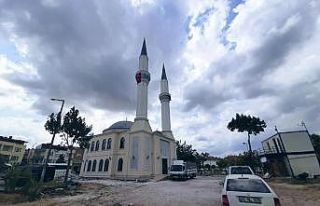 Lapseki Şehitler Camii tamamlanıyor