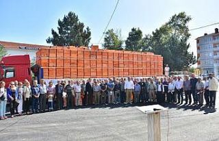 Malkara’da üreticilere 508 arı kovanı dağıtıldı