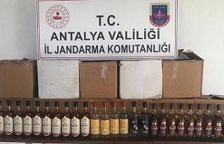 Manavgat’ta sahte içki operasyonu